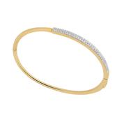 Gold Plated Half Bangle