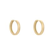 9ct Gold 3mm Chunky Huggie Earrings
