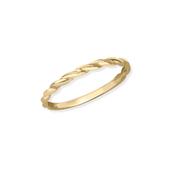 9ct Yellow Gold Twist Band Stack Ring