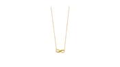 9ct Gold Infinity CZ Necklace