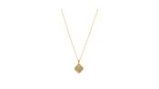 9ct Gold Mother of Pearl Clover Necklace