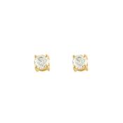 9ct Gold CZ Studs
