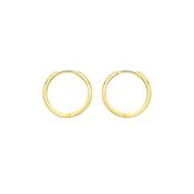 9ct Gold 14mm Huggies