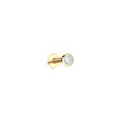 9ct Gold Natural Diamond Flatback