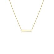 9ct Gold Yellow Bar Necklace