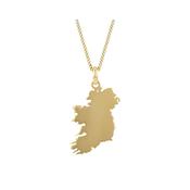 Celtic Map of Ireland Pendant