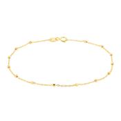 Diamond Cut Ball Trace Bracelet