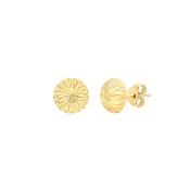 Cut Half-Ball Stud Earrings image