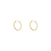 14mm Sleeper Hoop Earrings image