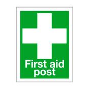 Corriboard Sign First Aid Post - 051