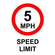 Corriboard Sign 5kph Speed Limit - 045