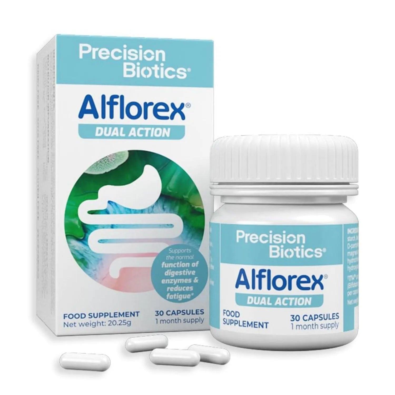 Alflorex Dual Action Probiotic 30 Capsules for Digestive Health
