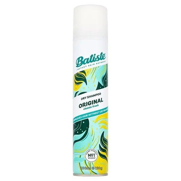 Batiste Dry Shampoo Original 200ml - Instant hair refresh, For all hair types, clean & classic