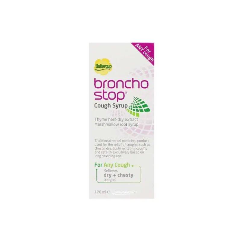 Buttercup BronchoStop Cough Syrup 290ml - For All Coughs, dry + chesty