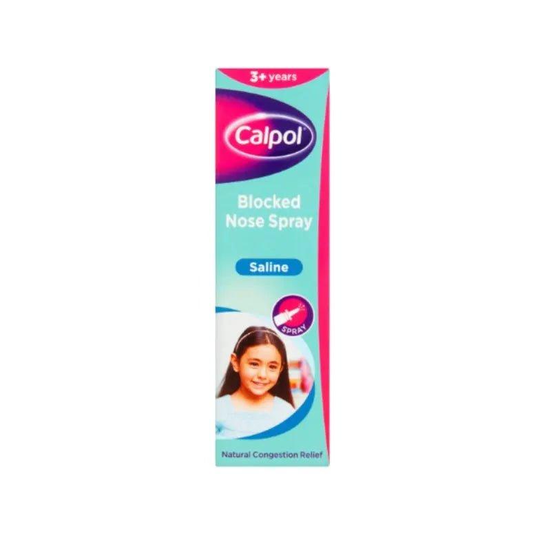 Calpol Blocked Nose Spray 3+ years 15ml - Saline, Natural Congestion Relief