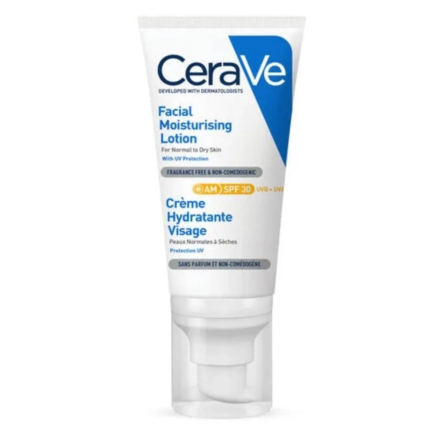CeraVe AM Facial Moisturising Lotion SPF30 for Normal to Dry Skin 52ml