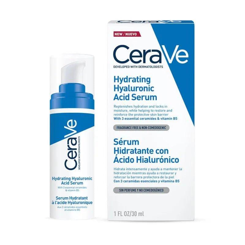 CeraVe Hydrating Hyaluronic Acid Serum, 30ml, with Ceramides, Vitamin B5 & MVE Delivery Technology
