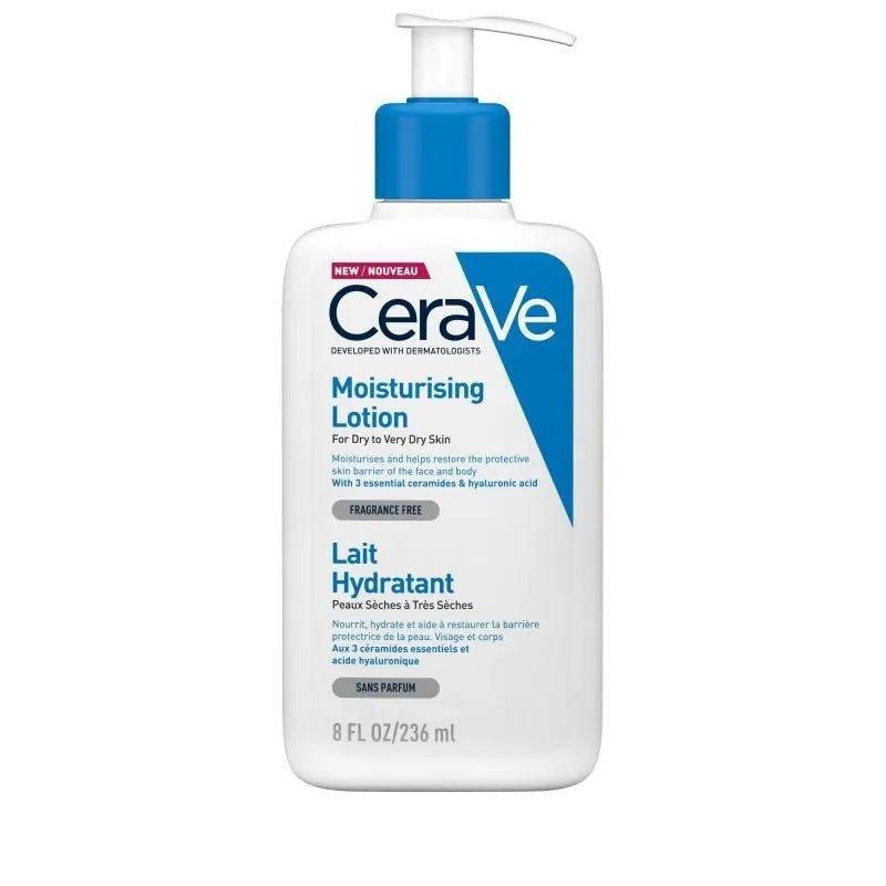 CeraVe Moisturising Lotion 236ml Dry to Very Dry Skin Fragrance Free Ceramides & Hyaluronic Acid