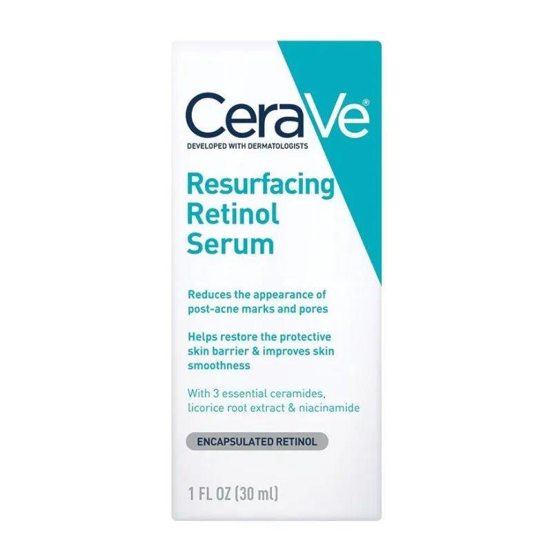 CeraVe Retinol Serum 30ml - Reduces Post-Acne Marks & Pores, Restores Skin Barrier