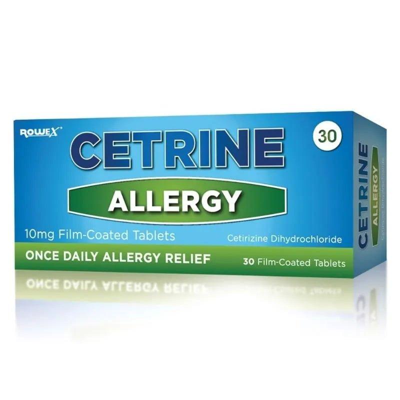 Cetrine Allergy Tablets 10mg - 30 Tablets - Allergy Relief