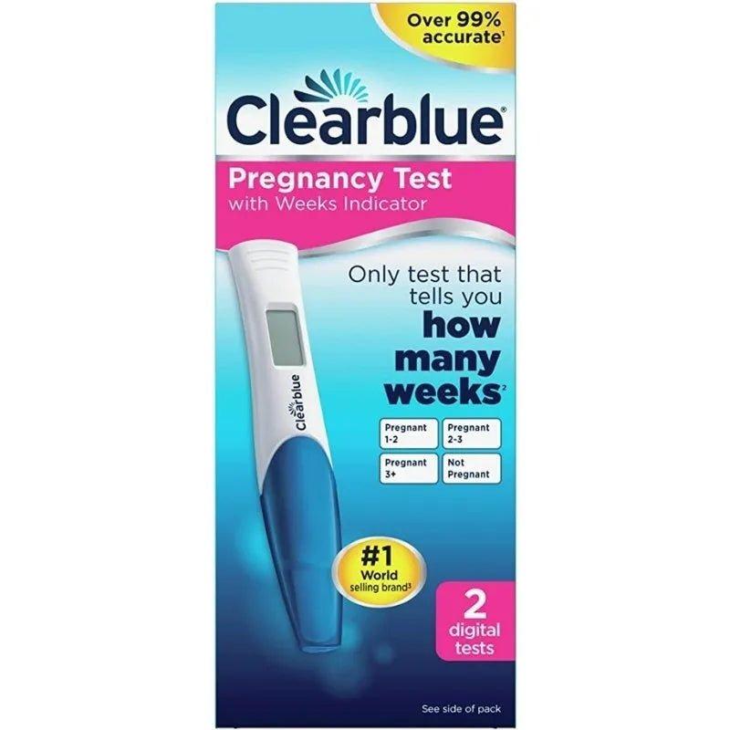 Clearblue Digital Pregnancy Test 2 Tests with Weeks Indicator, Over 99% accurate