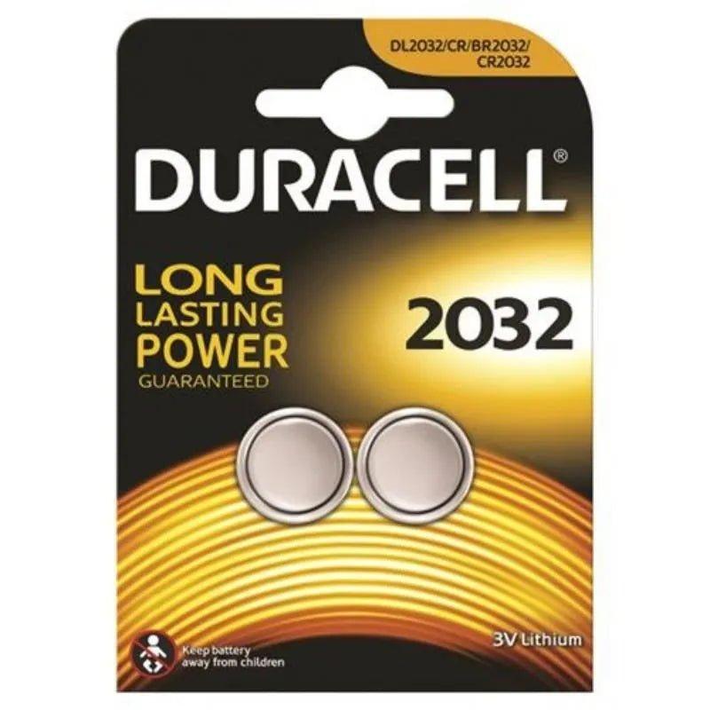Duracell CR2032 3V Lithium Battery Twin Pack - Safety Pack