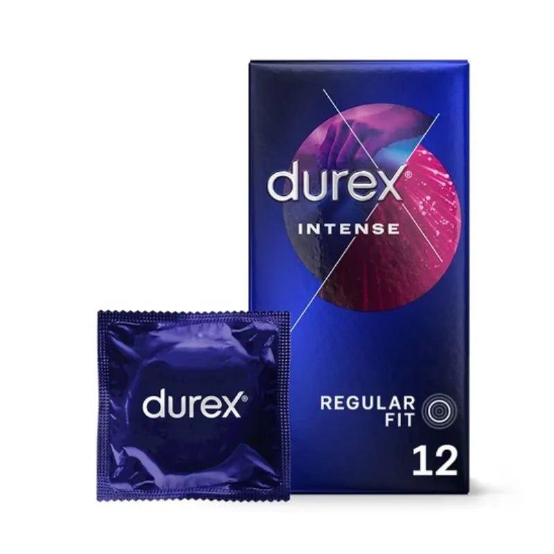 Durex Intense Condoms 12 Pack Ribbed Dotted Stimulating