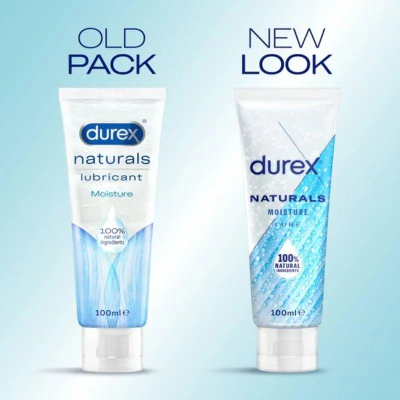 Durex Naturals Moisture Gel Lube 100ml - 100% Natural Ingredients