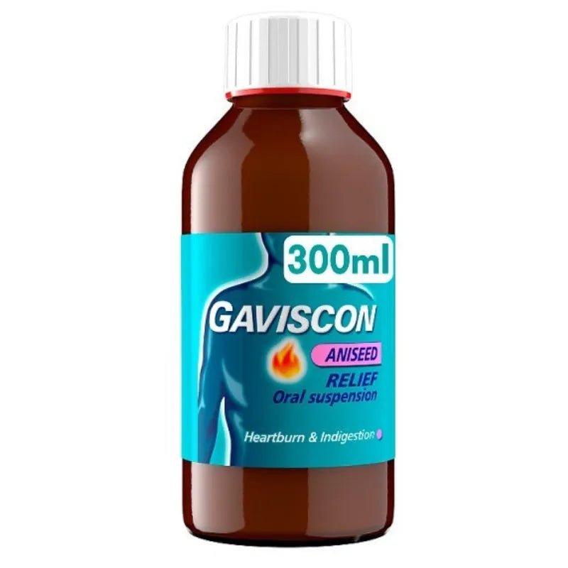 Gaviscon Aniseed Relief Oral suspension for Heartburn & Indigestion - 300ml