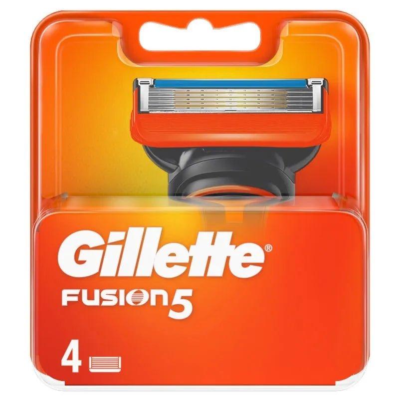 Gillette Fusion 5 Manual Blades 4 Pack with Precision Trimmer