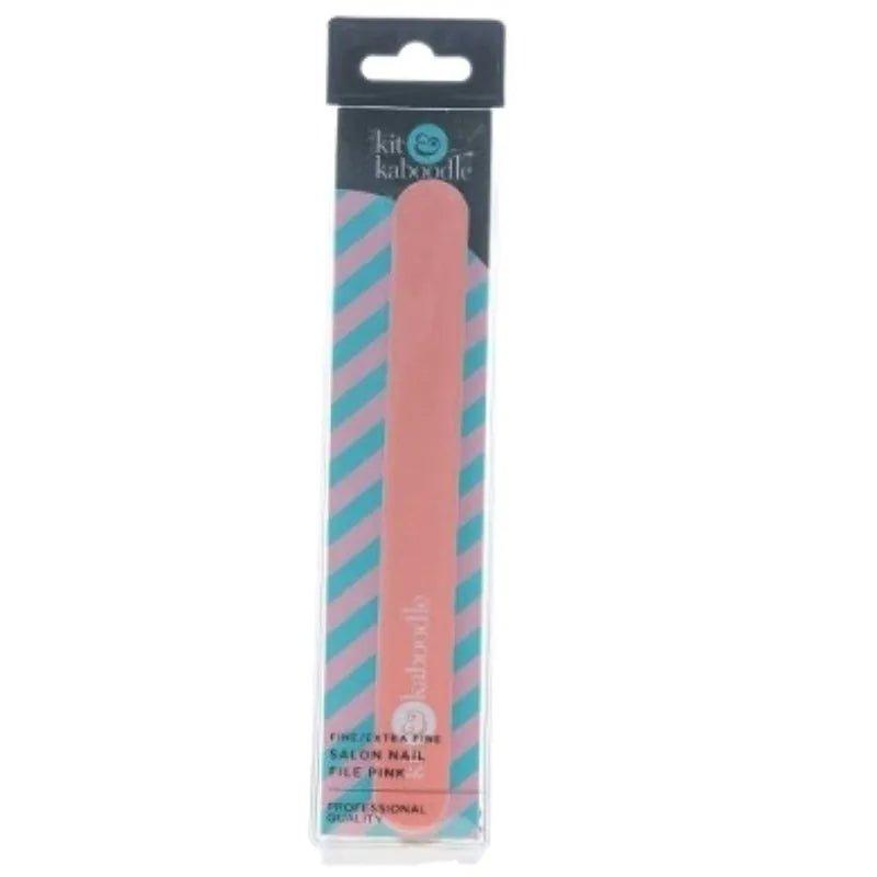 Kit & Kaboodle Salon Nail File Pink Extra Fine
