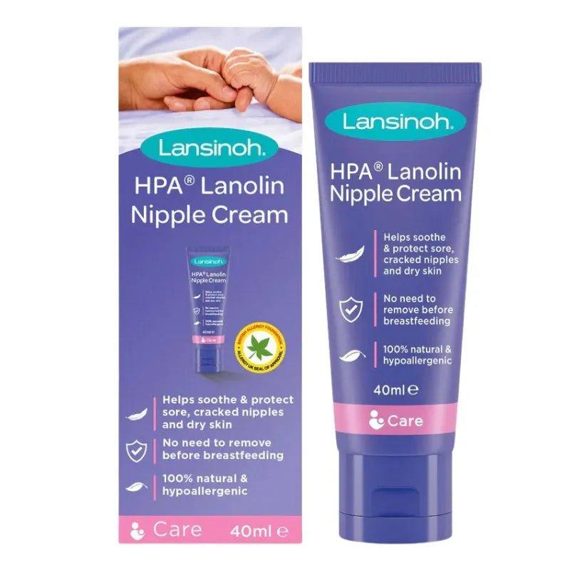 Lansinoh Lanolin Nipple Cream 40ml Soothes & protects sore nipples, Safe for baby, relief for mom, 100% natural