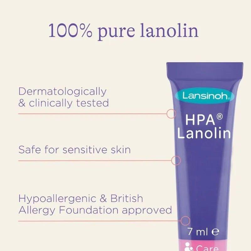 Lansinoh Lanolin Nipple Cream 40ml Soothes & protects sore nipples, Safe for baby, relief for mom, 100% natural