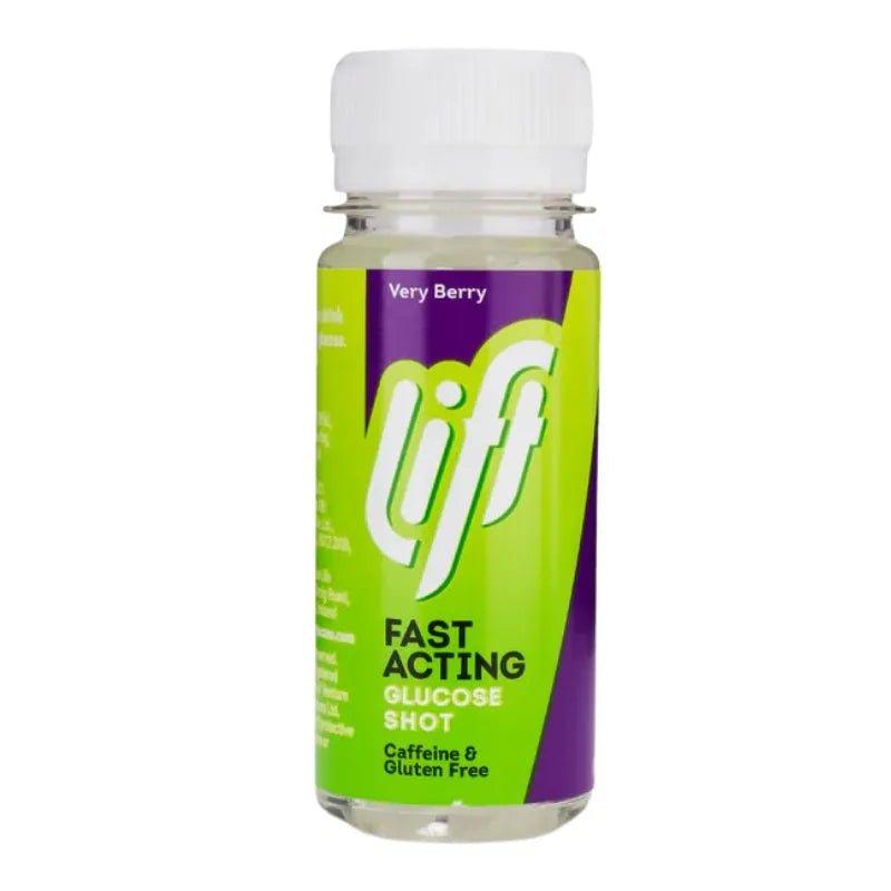 Lift Fast Acting Glucose Shot Very Berry 60ml Caffeine & Gluten Free