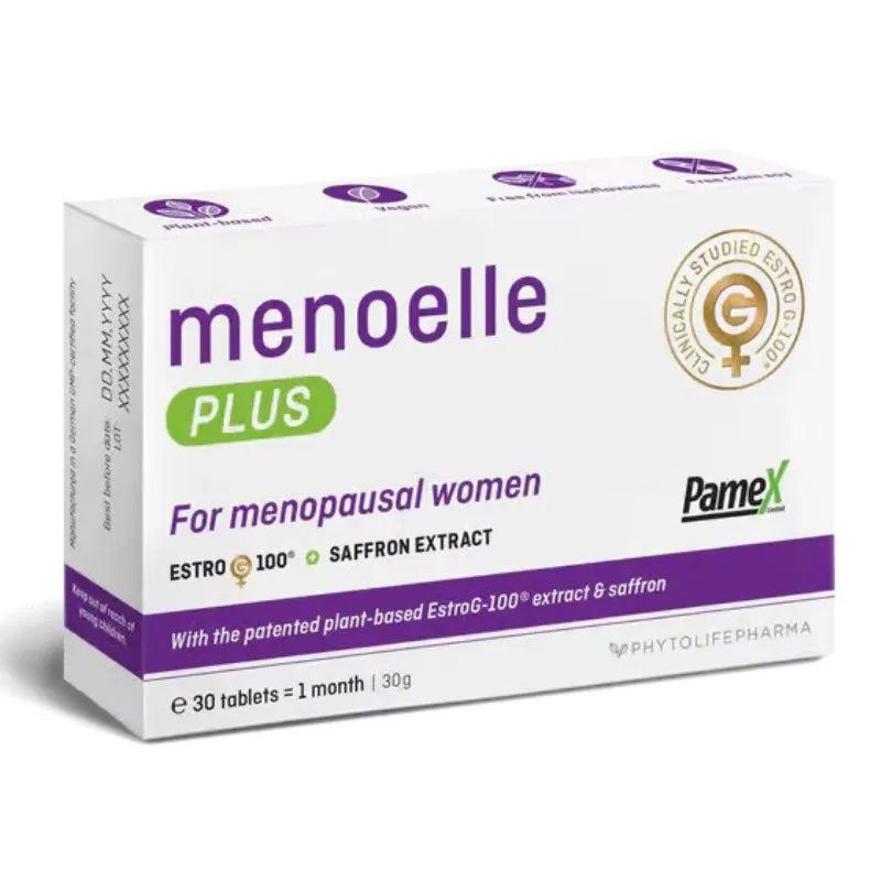 Menoelle Plus 30 Tablets for Menopausal Women with EstroG-100 & Saffron Extract