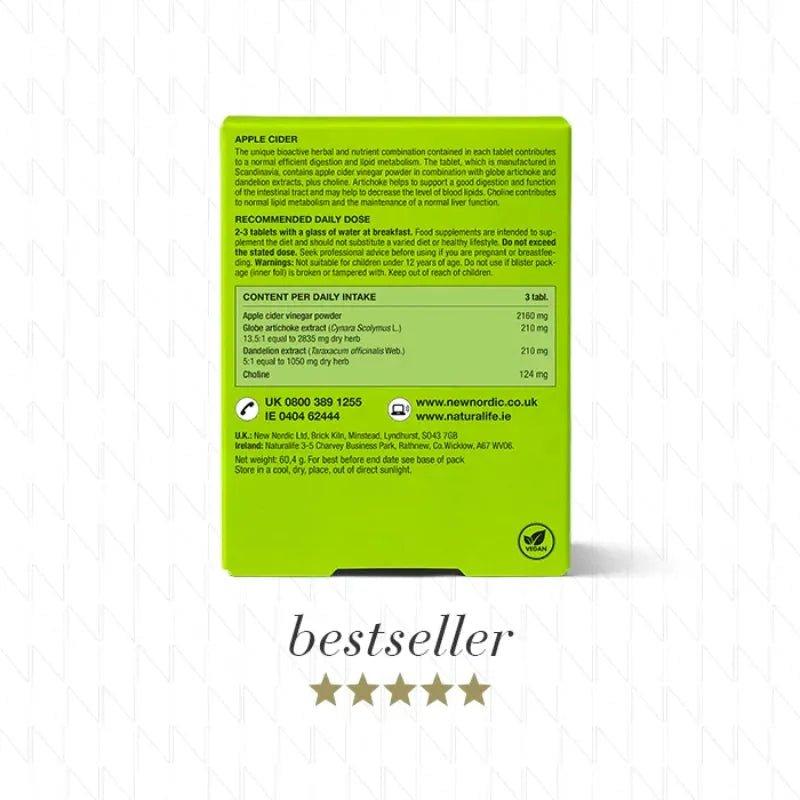 New Nordic Apple Cider 720mg High Strength Tablets - Supports Digestion