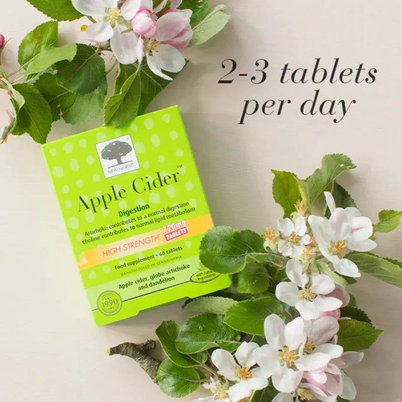 New Nordic Apple Cider 720mg High Strength Tablets - Supports Digestion