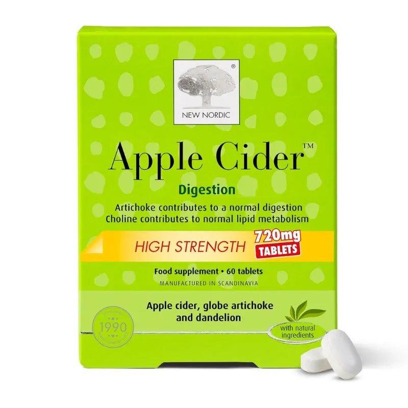New Nordic Apple Cider 720mg High Strength Tablets - Supports Digestion