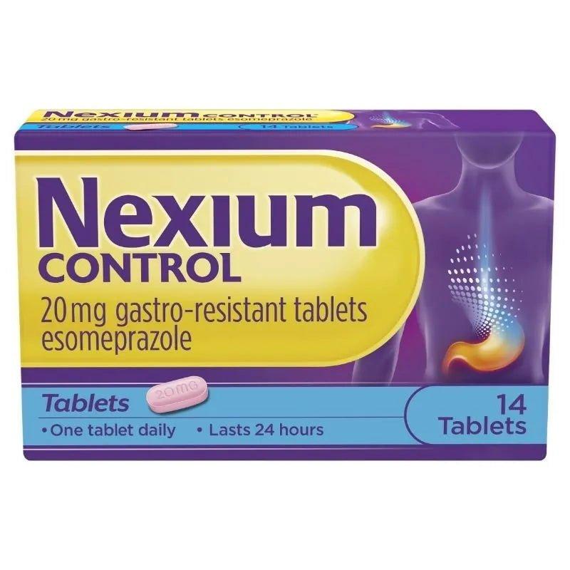 Nexium Control 20mg Tablets 14 Pack - Treats Heartburn & Acid Reflux, Lasts 24 hours