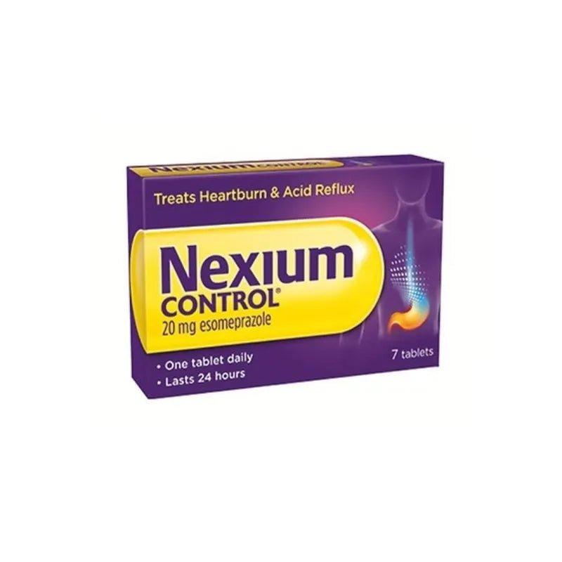Nexium Control 20mg Tablets 7 Pack - Treats Heartburn & Acid Reflux, 24 Hour Relief