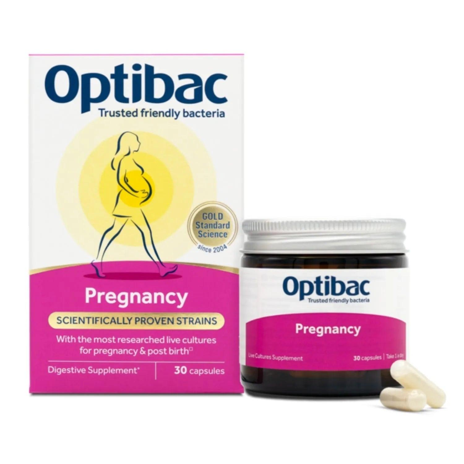 Optibac Pregnancy Probiotics 30 Capsules - Supports Immune & Vaginal Health