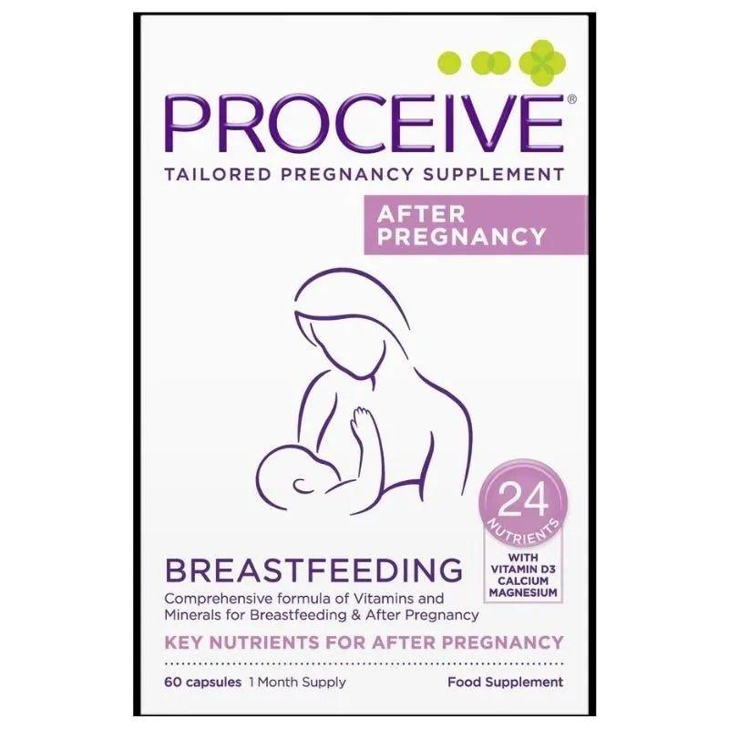 Proceive Breastfeeding Capsules 60 Pack - Key Nutrients for Breastfeeding Mothers - Vitamins & Minerals
