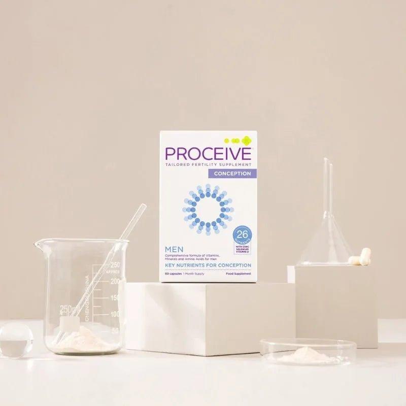 Proceive Men Conception Fertility Supplement 60 Capsules with 26 Nutrients, Zinc, Selenium, Vitamin D