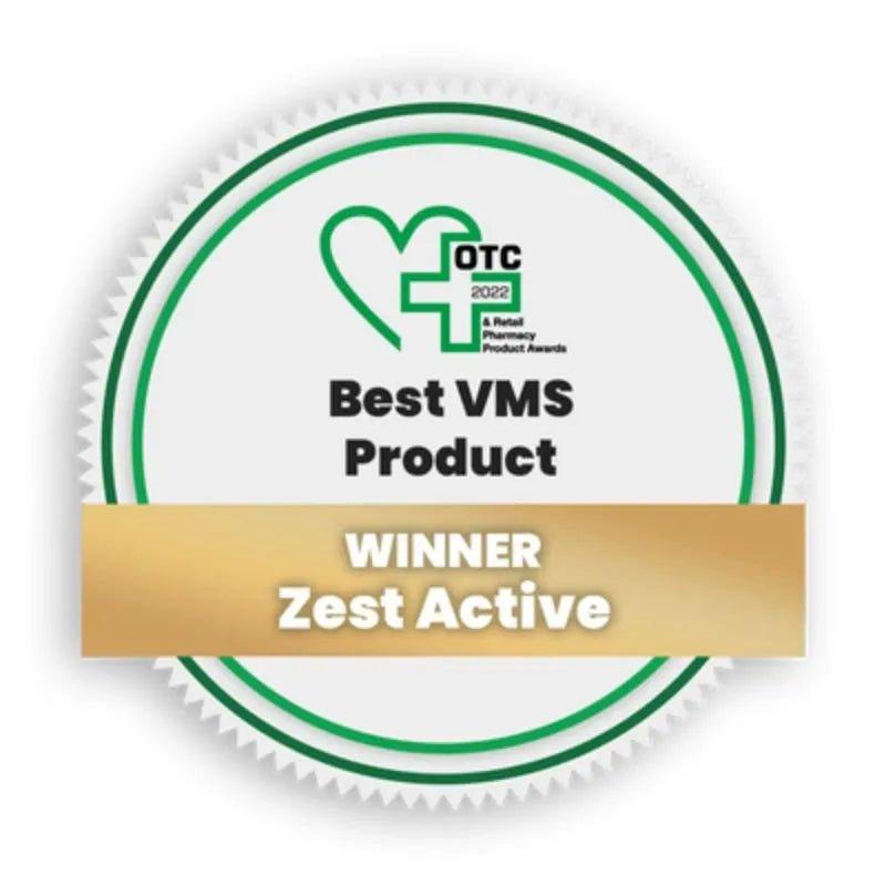 Revive Active Zest Active Super Supplement 7 Pack with 25 Active Ingredients for Energy, Immune System, Brain & Muscle Function. Ingredients: Wellmune, L-Lysine, L-Theanine, Taurine. Image Features: Easily Absorbed, Orange Flavoured