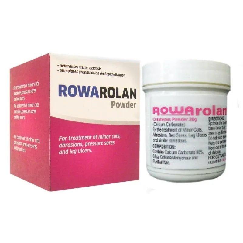 Rowarolan Powder for Cuts, Abrasions, Pressure Sores, Leg Ulcers - 20g