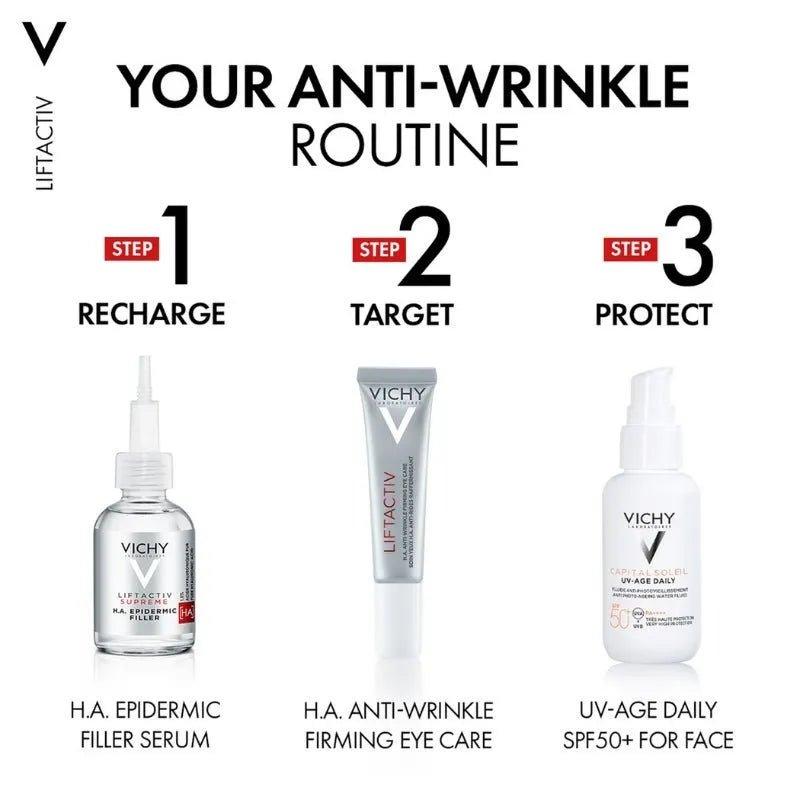 Vichy Liftactiv Supreme Eye Cream - Anti-Wrinkle & Firming - 15ml - Eyes