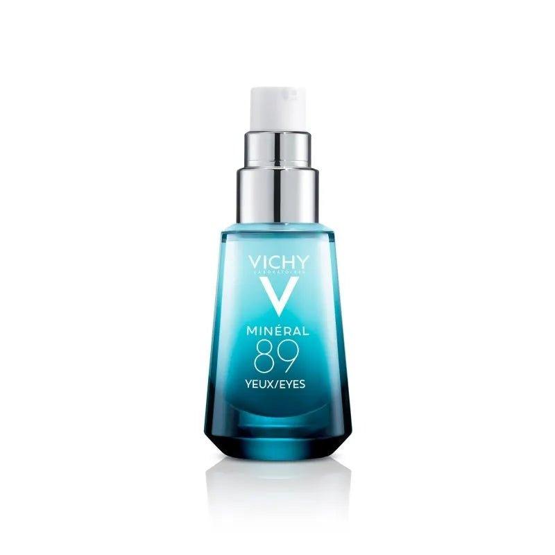 Vichy Mineral 89 Eyes Eye Gel 15ml - Hydrates, Brightens, Reduces Dark Circles & Fine Lines