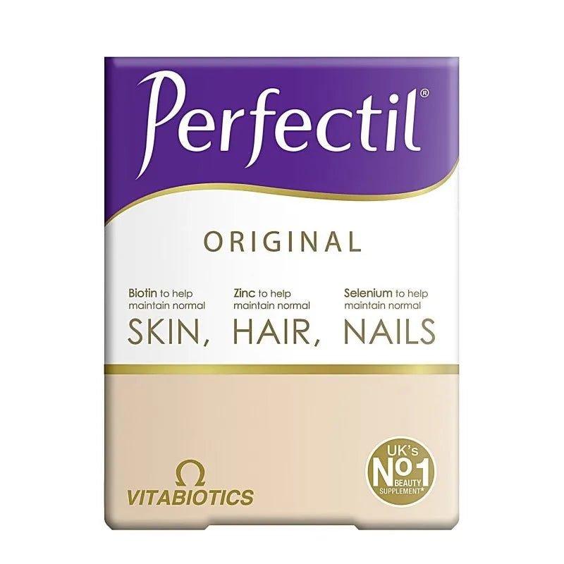 Vitabiotics Perfectil Original Supplement for Skin, Hair & Nails - 30 Tablets. Contains Biotin, Zinc & Selenium