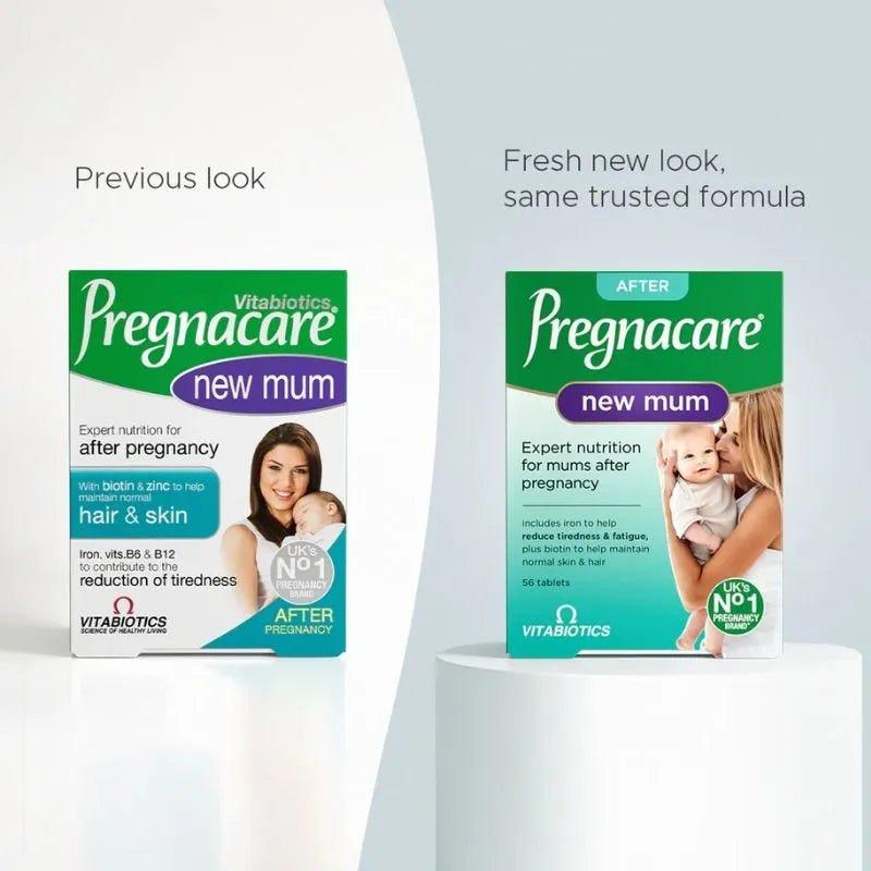Vitabiotics Pregnacare New Mum Postnatal Supplement - Supports Hair & Skin, After Pregnancy, UK's No.1 Pregnancy Brand