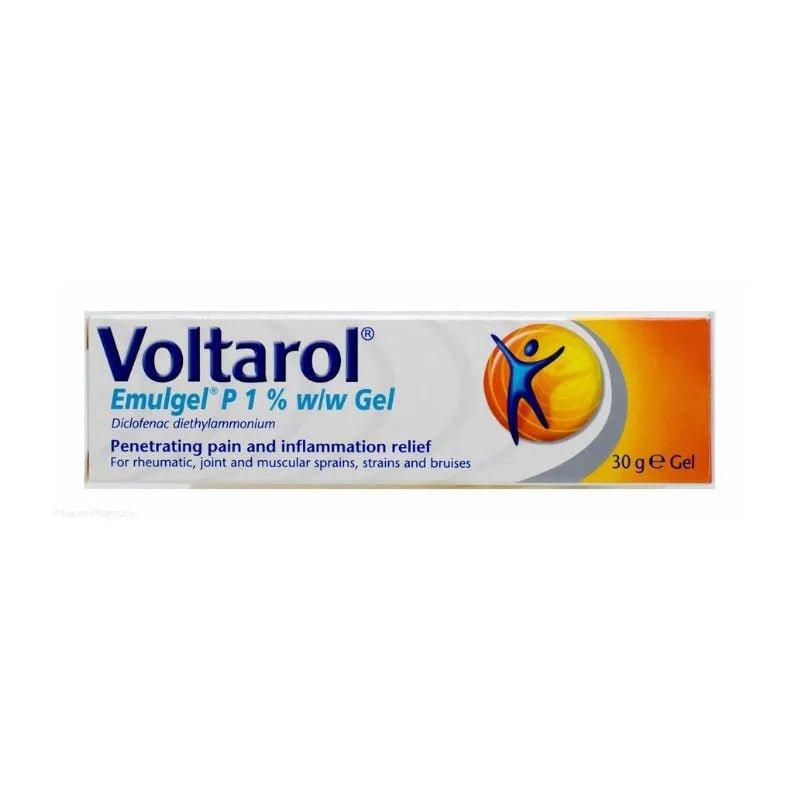 Voltarol Emulgel P 1% Gel 30g - Penetrating pain and inflammation relief for rheumatic, joint and muscular sprains, strains and bruises